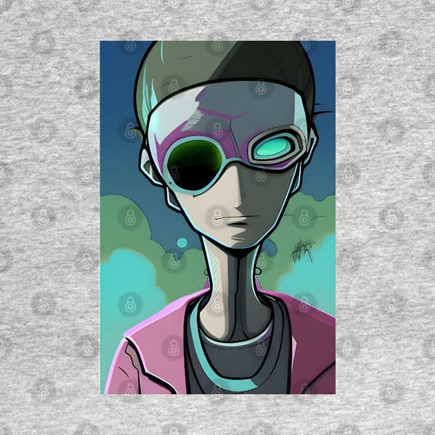 Cartoon boy character by Urbanic